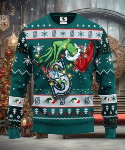 Seattle Mariners Grinch Christmas Ugly Sweater