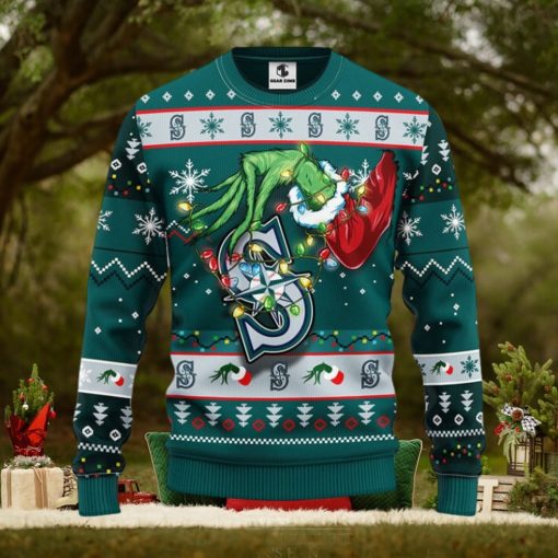 Seattle Mariners Grinch Christmas Ugly Sweater