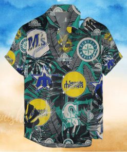 Seattle Mariners Hawaiian Retro Logo MLB Summer Beach Men And Women Gift For Fans