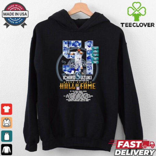 Seattle Mariners Ichiro Suzuki Class of 2025 Hall of Fame Baseball Signature shirt