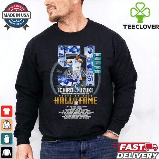 Seattle Mariners Ichiro Suzuki Class of 2025 Hall of Fame Baseball Signature shirt