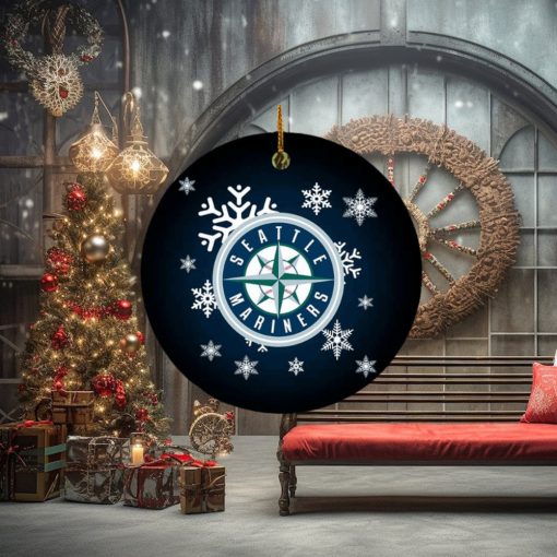 Seattle Mariners MLB 2023 Holiday Gifts Merry Christmas Decorations Ornament