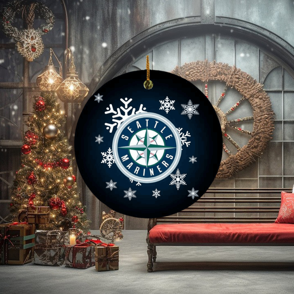 Seattle Mariners MLB 2023 Holiday Gifts Merry Christmas Decorations Ornament Seattle Mariners MLB 2023 Holiday Gifts Merry Christmas Decorations Ornament
