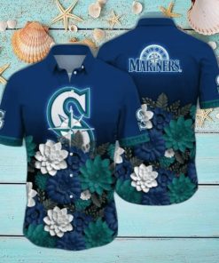 Seattle Mariners MLB Flower Hawaii Shirt And Tshirt For Fans