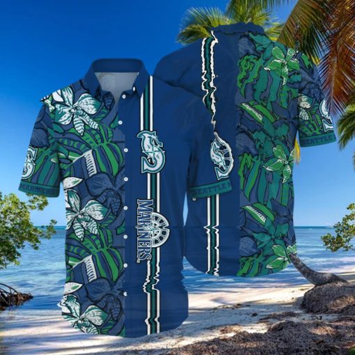 Seattle Mariners MLB Hawaiian Shirt Ice Cold Drinks Aloha Shirt