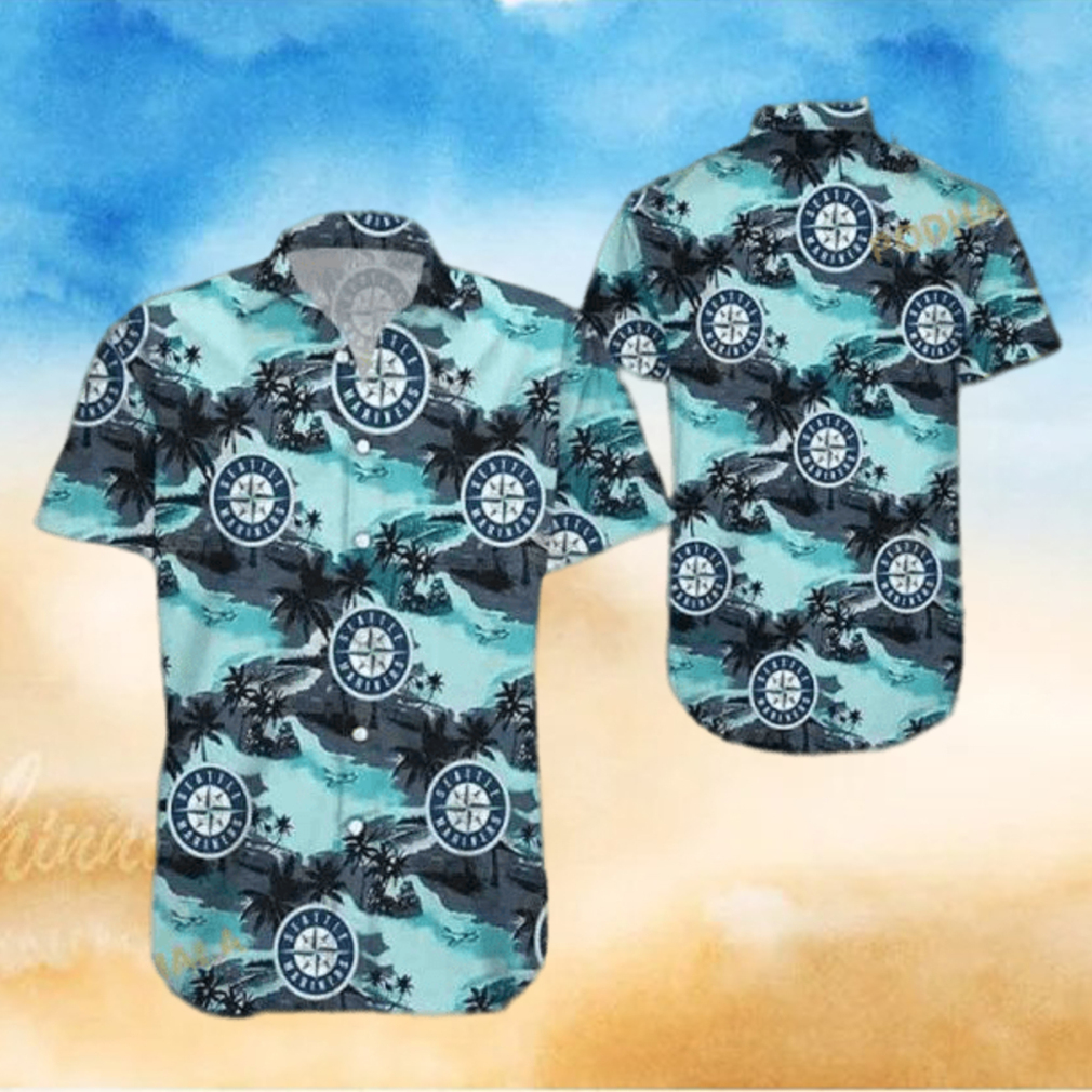 Seattle Mariners MLB Hawaiian Shirt Island Pattern Practical Beach Gift Seattle Mariners MLB Hawaiian Shirt Island Pattern Practical Beach Gift