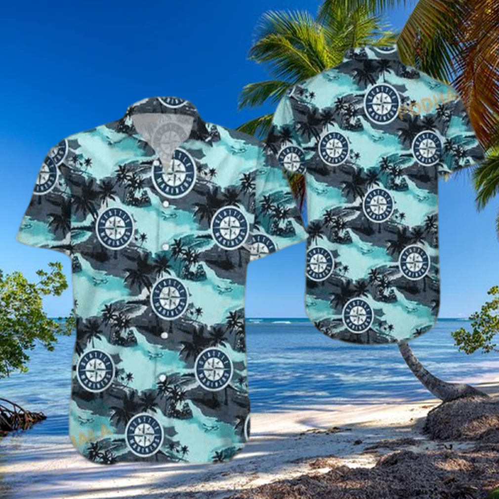 Seattle Mariners MLB Hawaiian Shirt Island Pattern Practical Beach Gift Seattle Mariners MLB Hawaiian Shirt Island Pattern Practical Beach Gift