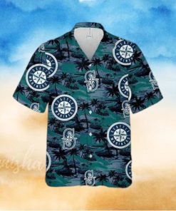 Seattle Mariners MLB Hawaiian Shirt Island Pattern Summer Beach Gift