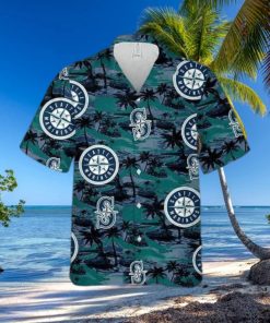 Seattle Mariners MLB Hawaiian Shirt Island Pattern Summer Beach Gift