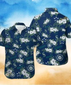 Seattle Mariners MLB Hawaiian Shirt Tropical Flower Pattern Beach Gift For Him