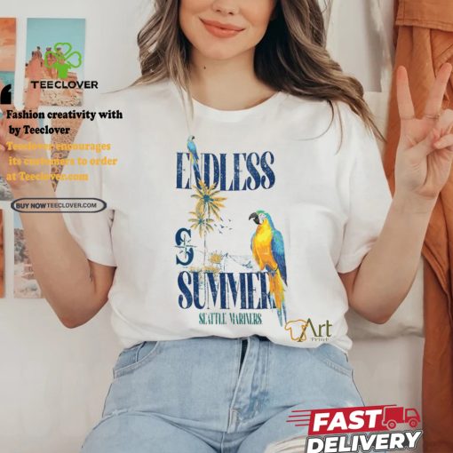 Seattle Mariners Margaritaville Endless Summer Parrot Graphic T Shirt