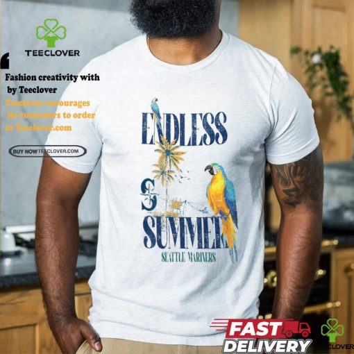 Seattle Mariners Margaritaville Endless Summer Parrot Graphic T Shirt