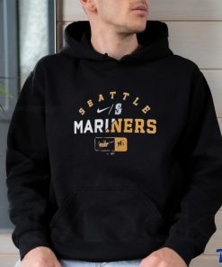 Seattle Mariners Nike Heather Royal Rewind Review Slash Tri Blend Shirt
