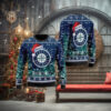 Santa Themed Dodgers Icons Ugly Christmas Sweater