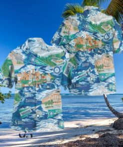 Seattle Mariners Scenic Hawaiian Shirt