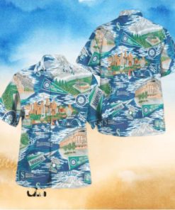 Seattle Mariners Scenic Hawaiian Shirt