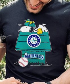 Seattle Mariners Snoopy And Woodstock The Peanuts Baseball shirt