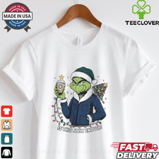 Seattle Mariners x Santa Grinch Is This Jolly Enough Merry Christmas Shirt