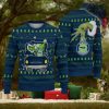 Wendy’s Red White Design Logo Snowflake Heart Ugly Christmas Sweater