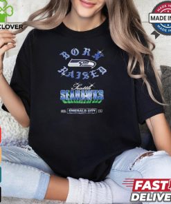 Seattle Seahawks Born x Raised Black Chrome Rocker Shirt 1 Seattle Seahawks Born x Raised Black Chrome Rocker Shirt
