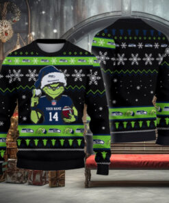 Seattle Seahawks Custom Chrismas Ugly Sweater