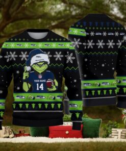 Seattle Seahawks Custom Chrismas Ugly Sweater