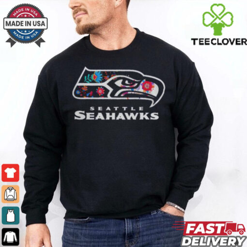 Seattle Seahawks Dia De Los Muertos 2024 T Shirt