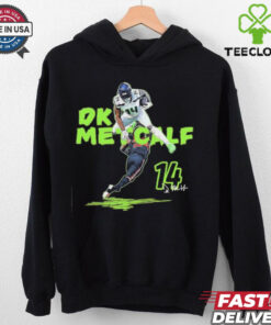 Seattle Seahawks Dk Metcalf Hurdle Signature shirt