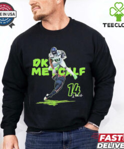 Seattle Seahawks Dk Metcalf Hurdle Signature shirt