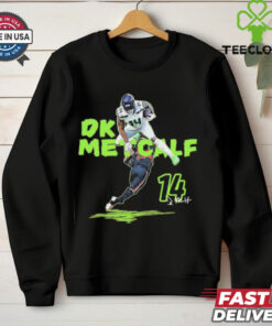 Seattle Seahawks Dk Metcalf Hurdle Signature shirt