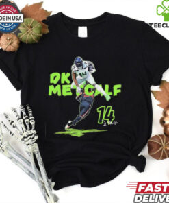Seattle Seahawks Dk Metcalf Hurdle Signature shirt