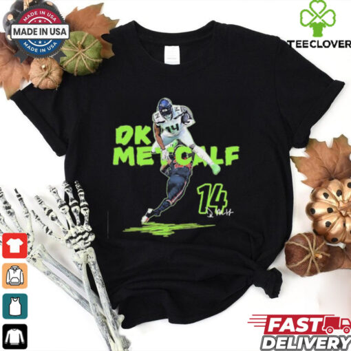 Seattle Seahawks Dk Metcalf Hurdle Signature shirt