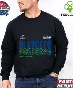 Seattle Seahawks Emerald City Football 2024 NFL Playoffs Shirt