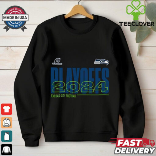 Seattle Seahawks Emerald City Football 2024 NFL Playoffs Shirt