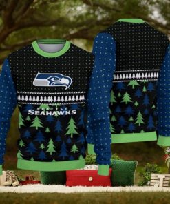 Seattle Seahawks Fans Pattern Celebrate Ugly Christmas Sweater