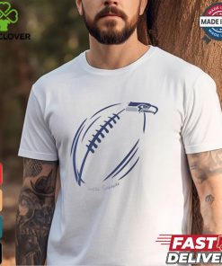 Seattle Seahawks G III 4Her by Carl Banks Subtle Football Fitted T Shirt