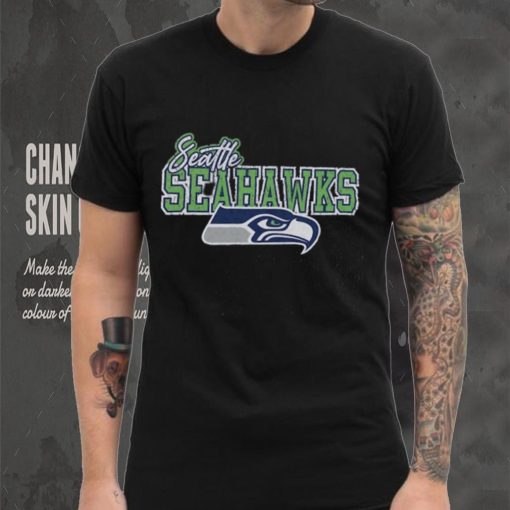 Seattle Seahawks Gameday Couture s In The Spotlight Tonal Leopard Print Shirt