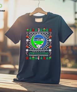 Seattle Seahawks Grateful Dead Ugly Christmas T Shirt