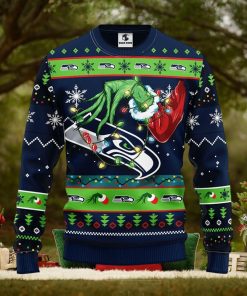 Seattle Seahawks Grinch Christmas Ugly Sweater