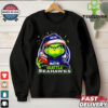 Tampa Bay Buccaneers Grinch wearing Santa hat Christmas 2024 shirt