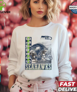 Seattle Seahawks Helmet Dash T Shirt
