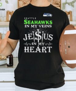 Seattle Seahawks In My Vien Jesus In My Heart Logo Shirt