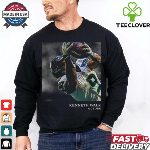 Seattle Seahawks Kenneth Walker III NFL Flash Features Week 7 T Shirt