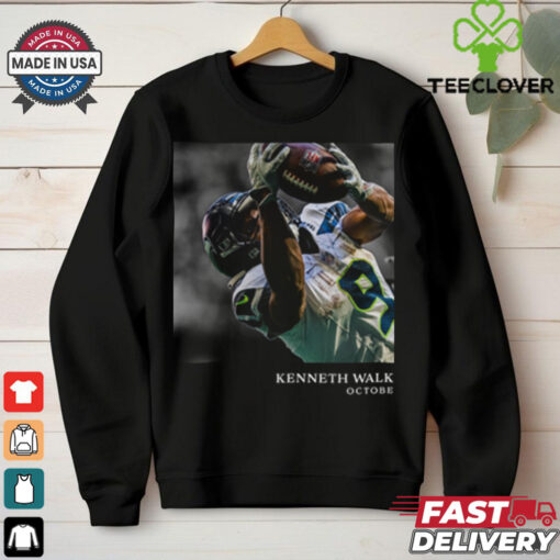 Seattle Seahawks Kenneth Walker III NFL Flash Features Week 7 T Shirt