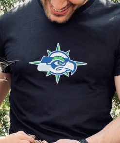 Seattle Seahawks Mariners logo shirt