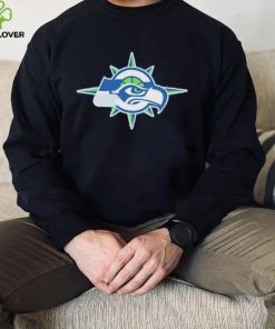 Seattle Seahawks Mariners logo shirt