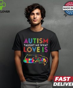 Seattle Seahawks NFL 2024 Autism Taught Me What Love Is t shirt
