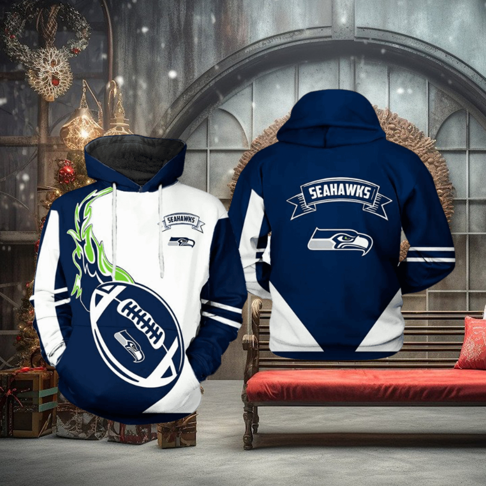 Seattle Seahawks NFL Classic 3D Printed Hoodie Seattle Seahawks NFL Classic 3D Printed Hoodie