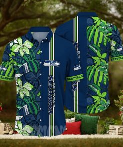 Seattle Seahawks NFL Flower 3D All Over Print Hawaiian Shirt