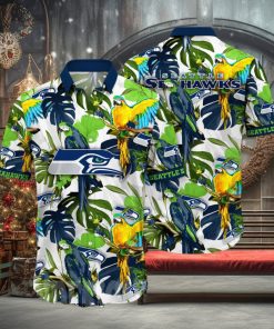 Seattle Seahawks NFL Flower Classic Full Printed Hawaiian Shirt